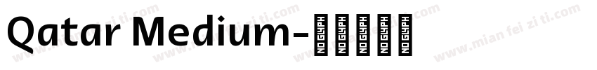 Qatar Medium字体转换